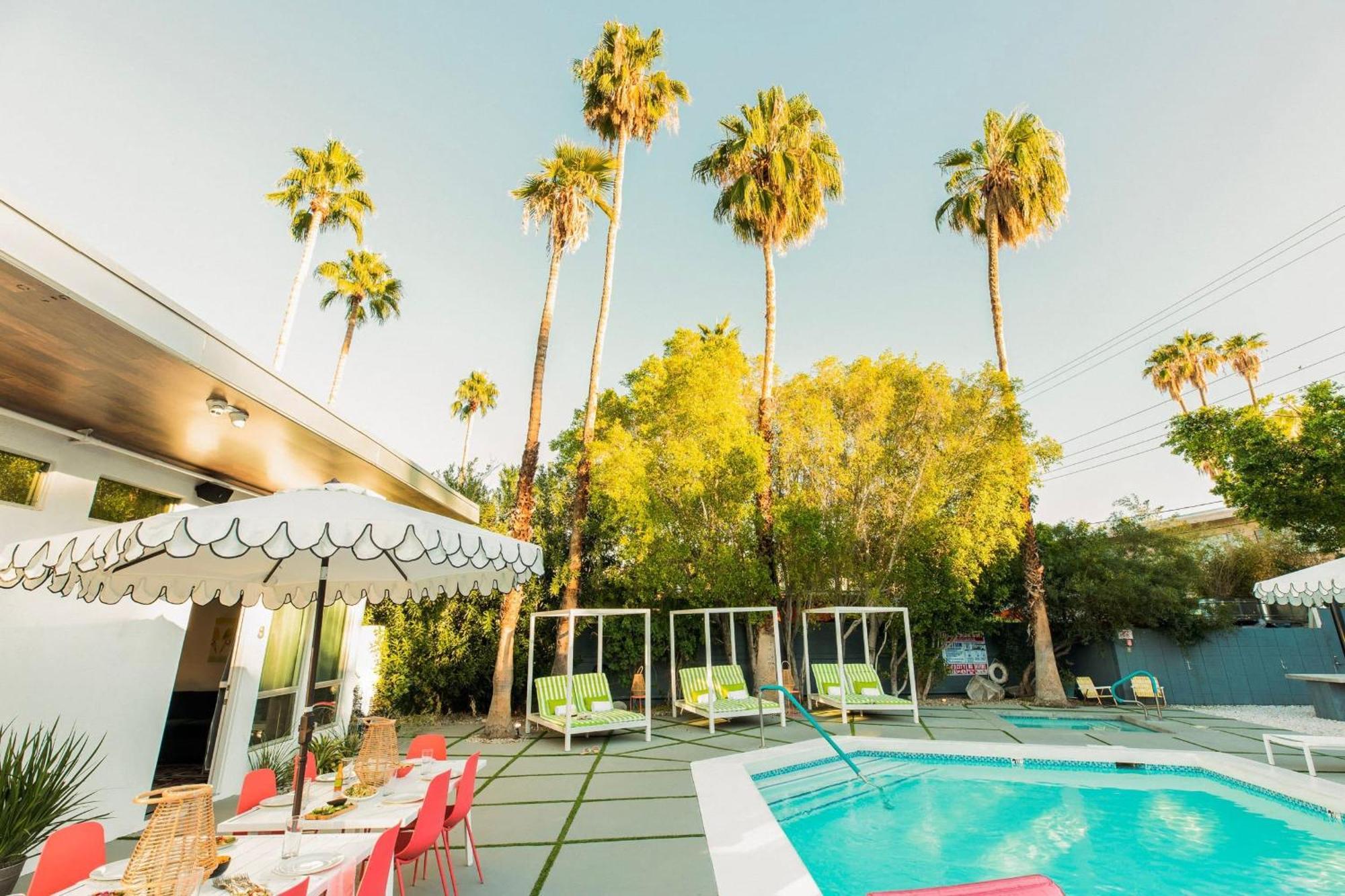 The Wesley Hotel By Avantstay Retro Spacious W Bbq Pool Spa Palm Springs Exterior foto