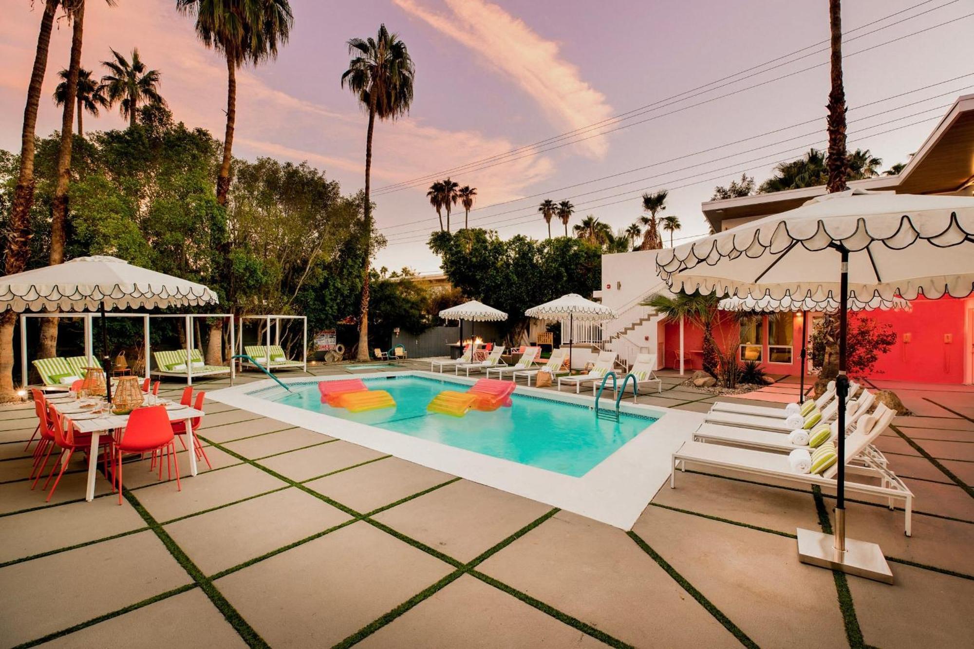 The Wesley Hotel By Avantstay Retro Spacious W Bbq Pool Spa Palm Springs Exterior foto